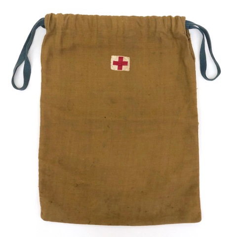 W.W.I. AMERICAN RED CROSS COTTON BAG.
