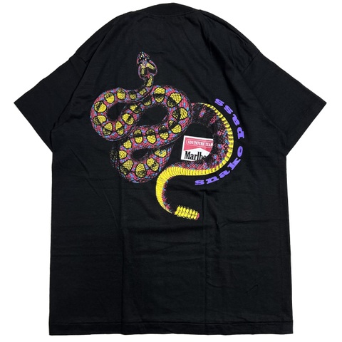 90s MARLBORO DEAD STOCK "SNAKE" PRINT Tee.