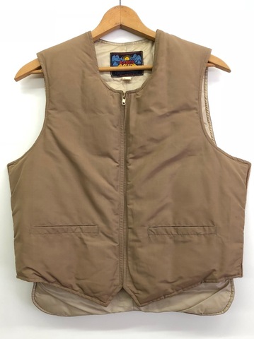 50s Eddie Bauer. "BAUER DOWN" INNER DOWN VEST.