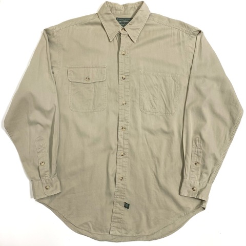 ~90s POLO COUNTRY H.B.T. COTTON WORK SHIRT.