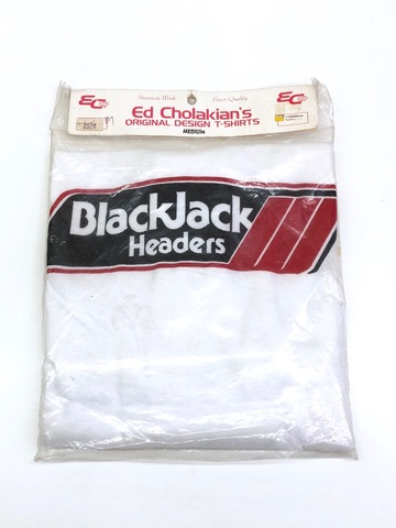 80s BLACKJACK HEADERS DEAD STOCK PRINT Tee.