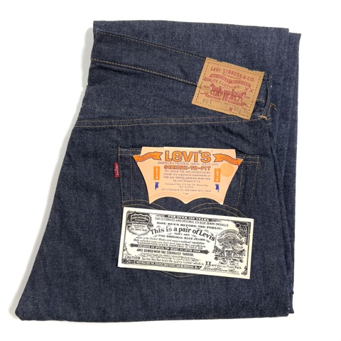 70s LEVI'S DEAD STOCK 501E DENIM PANTS.