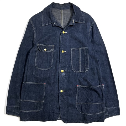 ~60s DENIM COVERALL.