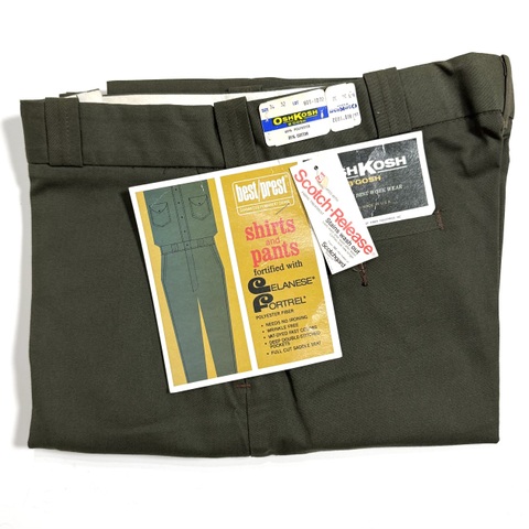 80s OSH KOSH DEAD STOCK  "W34" WORK PANTS.