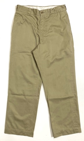 60s U.S.ARMY MILITARY CHINO TROUSERS.