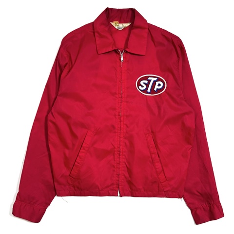 ~70s STP NYLON RACING JACKET.