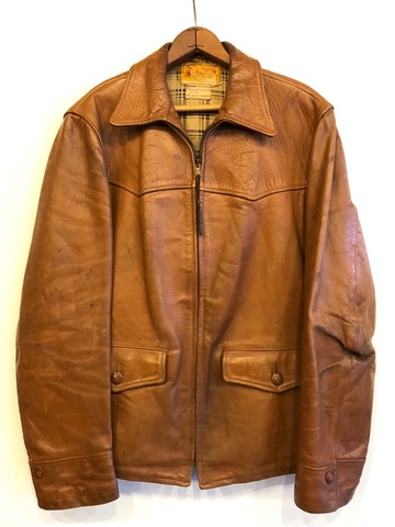 40s GORDON&FERGLSON LEATHER SPORTS JACKET.
