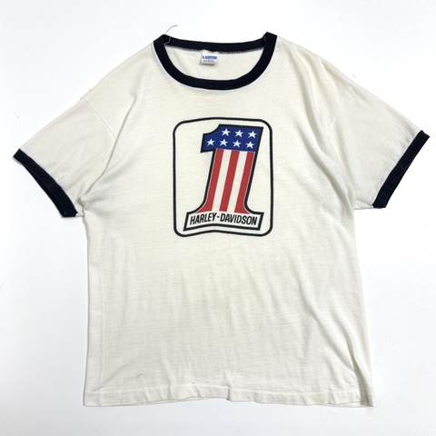 70s CHAMPION H-D No1. BIKER Tee.