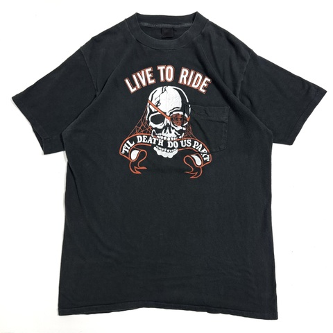 80s HARLEY DAVIDSON "PIRATES SKULL" BIKER Tee.