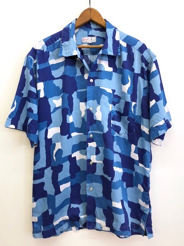 60s REYN'S S/S. HAWAIIAN SHIRT.