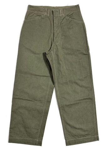 40s U.S.M.C. "ONE WASH?" P-41 H.B.T. PANTS.