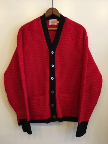 ~60s ROB SCOT ROCKABILLY CARDIGAN.