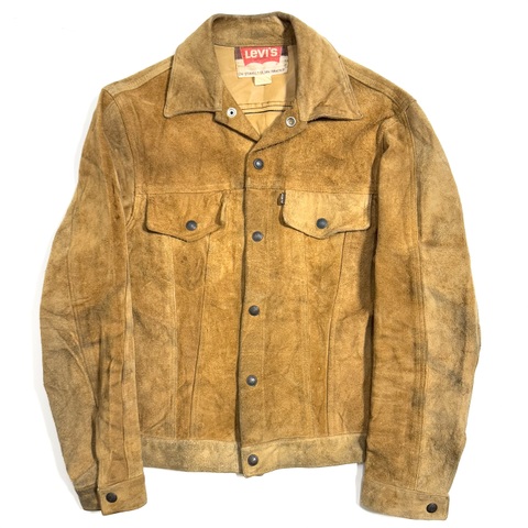 70s LEVI'S 70505E SUEDE JACKET.