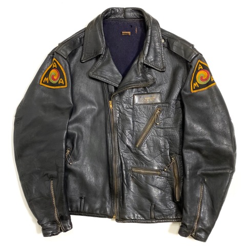40s HORSE HIDE LEATHER SPORTS JACKET.