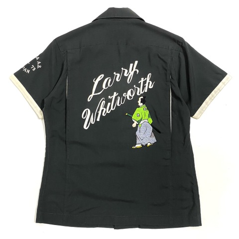 70s DUCK SOUVENIR BOWLING SHIRT.