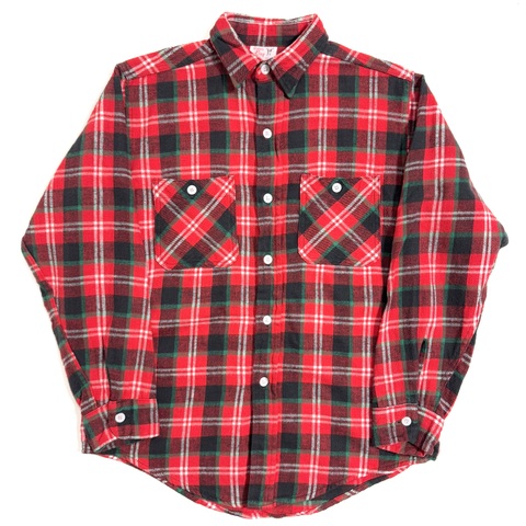 60s WINTER KING HEAVY FLANNEL SHIRT.