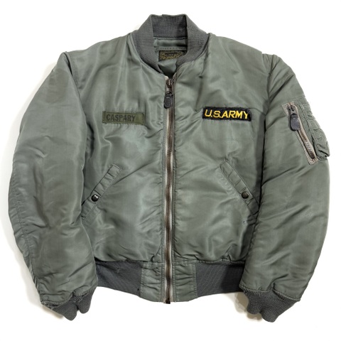 50s U.S.A.F. "S" MA-1 FLIGHT JACKET.