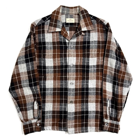 60s VAN HEUSEN WOOL SHIRT.