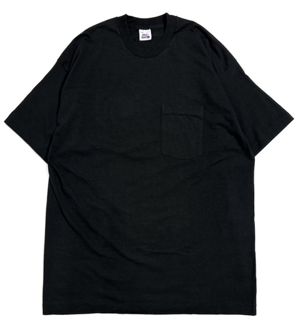 ②90s BVD ONE WASH "BLACK" POCKET Tee.