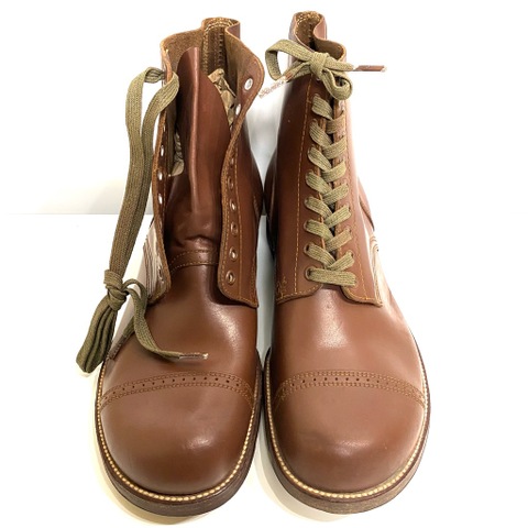 40s U.S.ARMY DEAD STOCK TYPE I. MILITARY BOOTS.