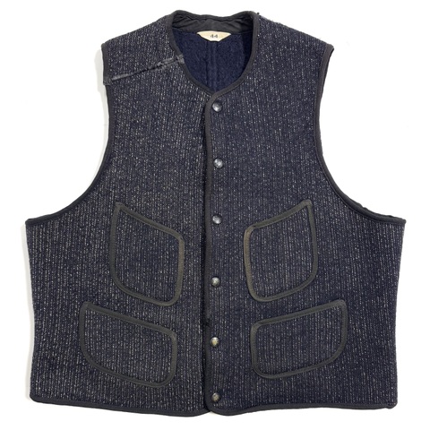 50s BROWN'S BEACH WOOL VEST.