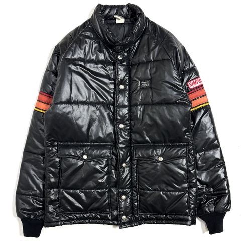 ~80s SIMPSON NYLON RACING JACKET.