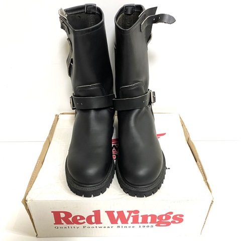 90s RED WING DEAD STOCK "PT91" 8280 ENGINEER BOOTS.