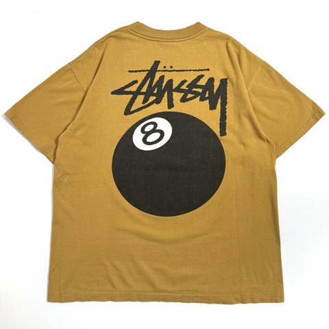 80s STUSSY "8BALL" PRINT Tee.