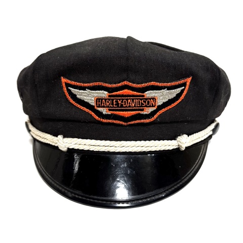 ~60s HARLEY DAVIDSON MOTORCYCLE CAP.