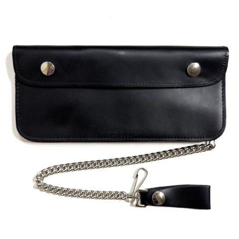 70s~ "BLACK" DEAD STOCK BIKER WALLET.