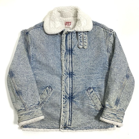 80s~ Levi's B-3 STYLE DENIM BOA JACKET.