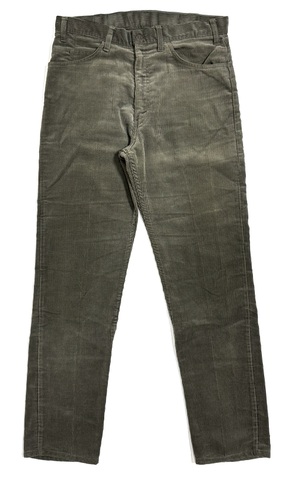 70s LEVI'S "BIG E" STA-PREST CORDUROY PANTS.