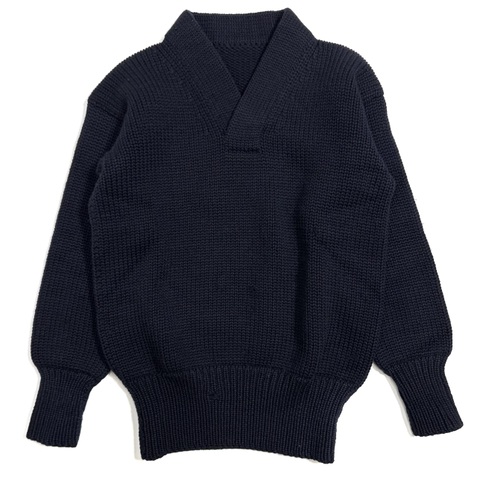 40s~ U.S.N.A. MILITARY CADET KNIT SWEATER.
