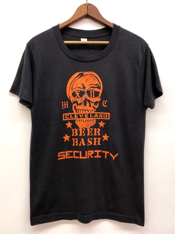 80s SKULL PRINT M.C. BIKER Tee.