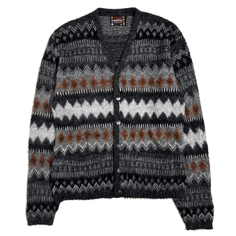 60s McGREGOR MIDNITE SUN KNIT CARDIGAN.