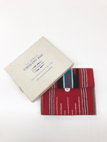 40s LA AZTECA. "DEAD-STOCK" CHIMAYO PURSE.