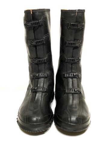 50s U.S.NAVY "U.S.ROYAL" MILITARY RUBBER BOOTS.