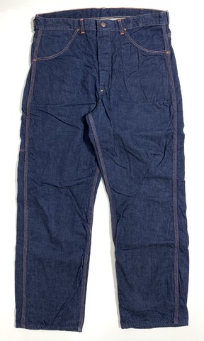 ~50s STRONG RELIABLE DENIM PAINTER PANTS.