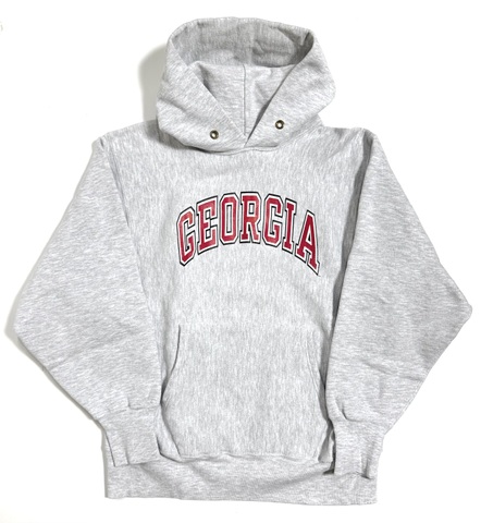 90s CHAMPION "GEORGIA" REVERSE WEAVE PARKA.