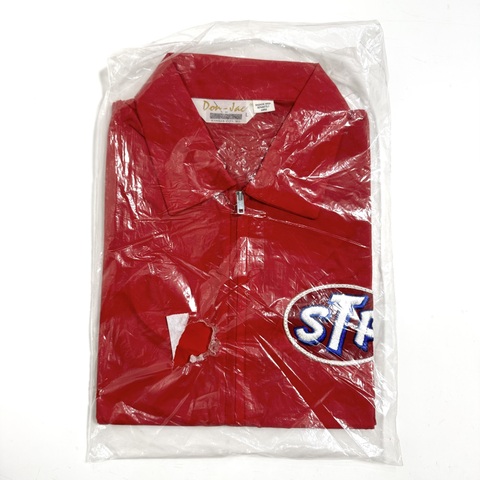 ~70s STP DEAD STOCK "L" NYLON RACING JACKET.