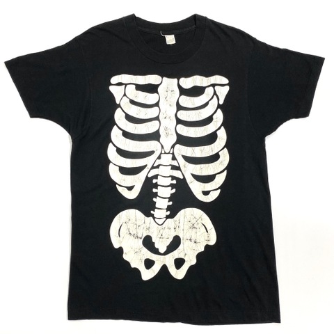 80s "SKELETON" PRINT Tee.