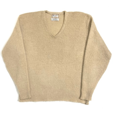 60s BRENT WOOD MOHAIR KNIT SWEATER.