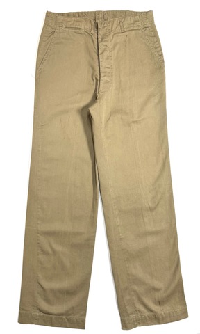 40s U.S.M.C. MILITARY CHINO TROUSERS.