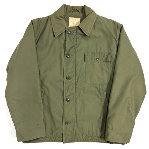 70s U.S.NAVY A-2 DECK JACKET.