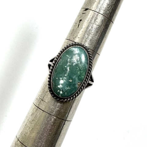 ~40s GARDEN OF THE GODS TURQUOISE SILVER RING.
