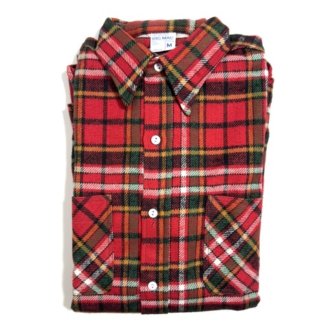 ③70s~ BIG MAC DEAD STOCK HEAVY FLANNEL SHIRT.