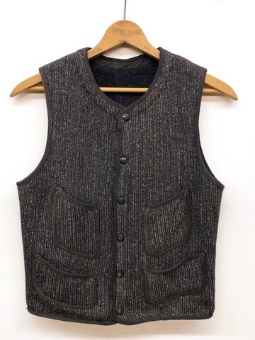50s BROWN'S BEACH WOOL VEST.