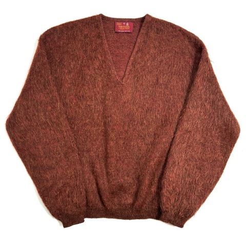 60s SEARS MOHAIR KNIT SWEATER.