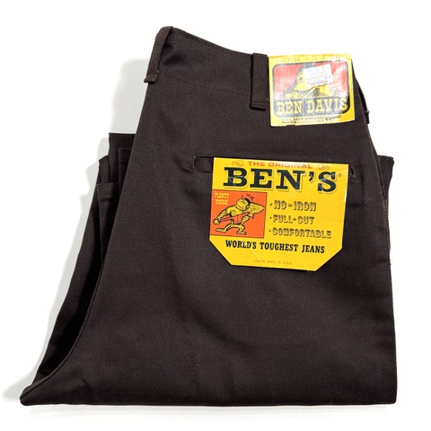 ~90s BEN DAVIS DEAD STOCK WORK PANTS.