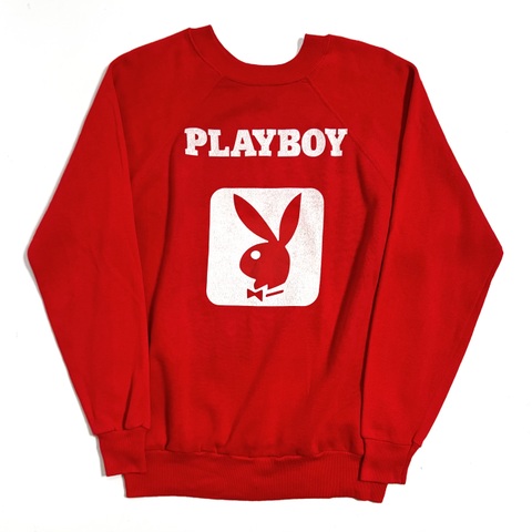 80s PLAYBOY DEAD STOCK PRINT SWEAT.